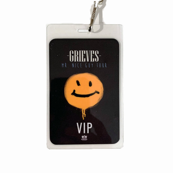 Laminates PAST Grieves Tour "All Access" and "VIP" Passes